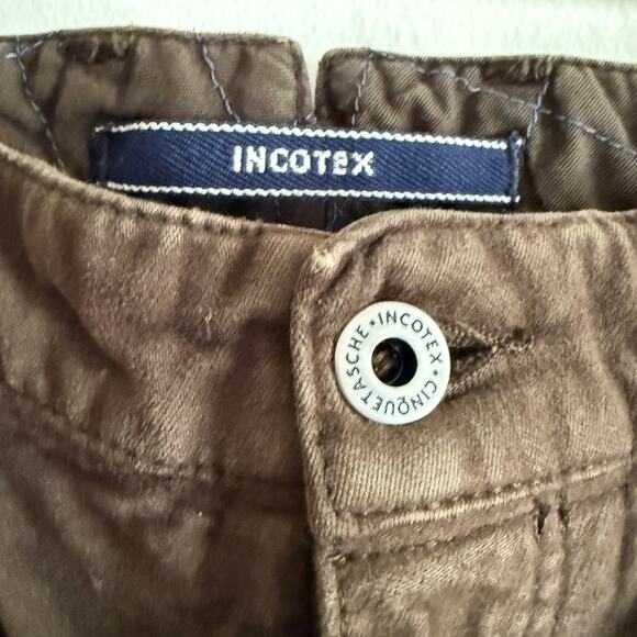 INCOTEX by Slowear | Brown Cotton Twill Ray Regular 5 Pocket Pants Size 30 - Picture 2 of 8